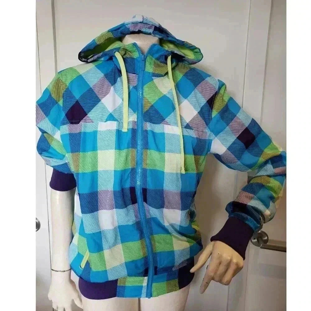 FSBN Bomber jacket Loose Fit Colorful Blue Green